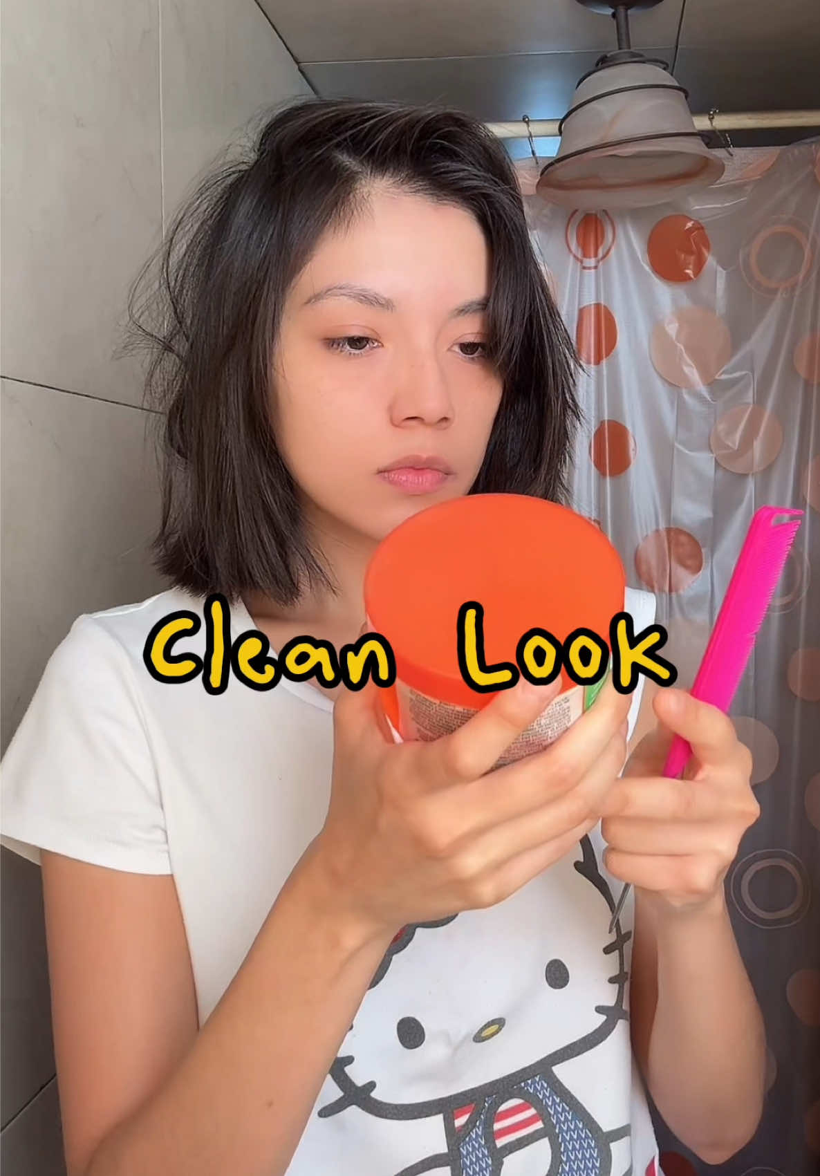 Escribí algo bonito sobre el clean look 👀  #relatable #storytime #comedia #cleanlook #peinados 