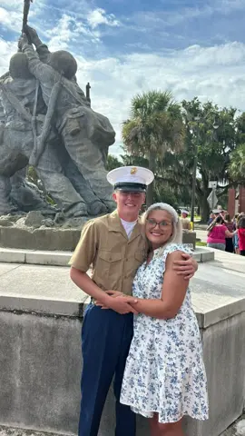 We are so proud of you @Tucker and @chloe🪩. Loves you and we do too #Marine #usmc #military 