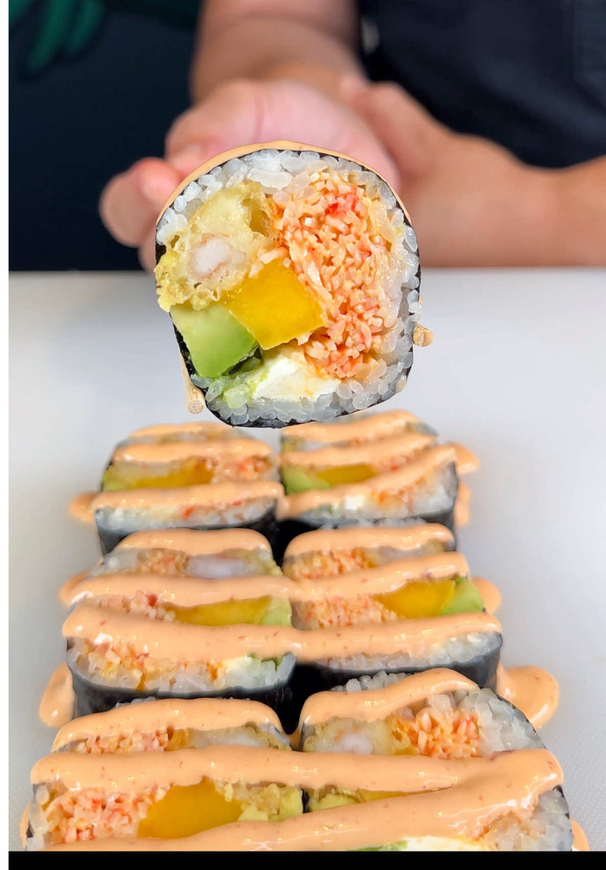 10. MANGO MADNESS ROLL🥭🍣 We’re showing off our TOP 10 SUSHI ROLLS, starting with number 10: our Mango Madness Roll!  This roll is ONLY available at our Mount Dora location, but it’s a favorite among regulars. It’s the perfect blend of creamy, sweet, and savory, with krab, shrimp, cream cheese, mango, and avocado all rolled into one refreshing bite. Perfect for summer! 🥭🥑🍤 We’re just getting started! stay tuned as we count down the rest of our top 10! 👀🔥 What’s your favorite Sushi Roll on our menu? 🍣🥰 Do you think your favorite roll will make our top 10?! 💕