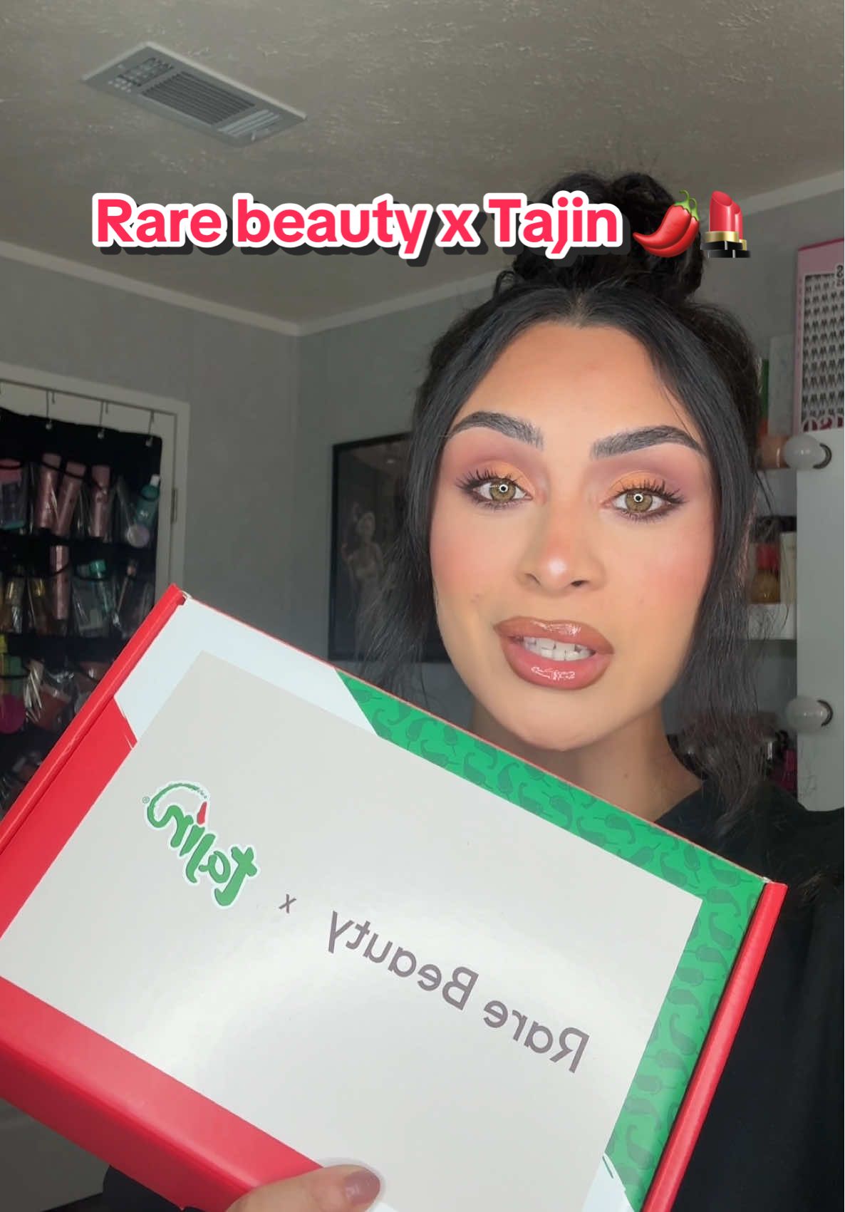 Not everyone can handle this flavor.🌶️ @Rare Beauty x @TajinUSA Official Account #spicylipkit #lipgloss #tajin #chamoy #rarebeauty 