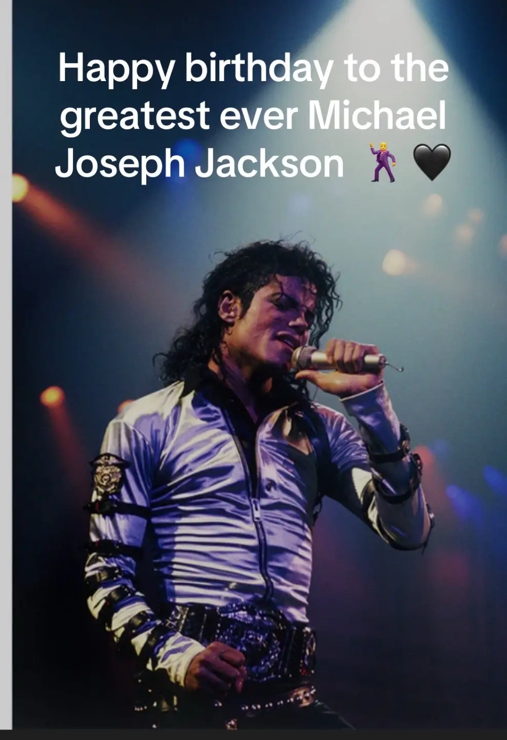 idea: Long live the King of Pop 🕺✨ #HappyBirthdayMJ #MJForever #MichaelJackson #MJBirthday #KingOfPop  