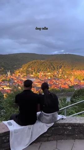 Sunset & deep talks.  🌇 #heidelberg #foryou #fürdich #viral #❤️ 