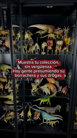 Coleccionar no tiene nada de malo y enseñarla menos aún! Muéstrenla! #coleccion #dinosaurio #figuras 