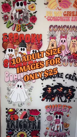 Halloween DTF Gangsheet!! #tiktokshop #halloween #dtf #dtfgangsheets #sale 