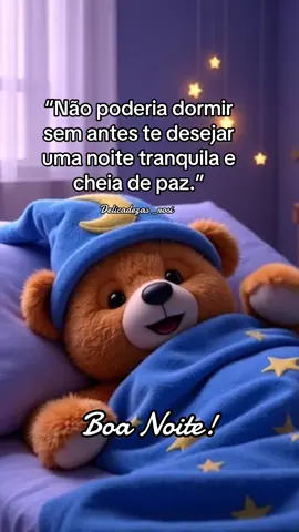 “Não poderia dormir sem antes te desejar uma noite tranquila e cheia de paz.” #boanoite #PixVerse 
