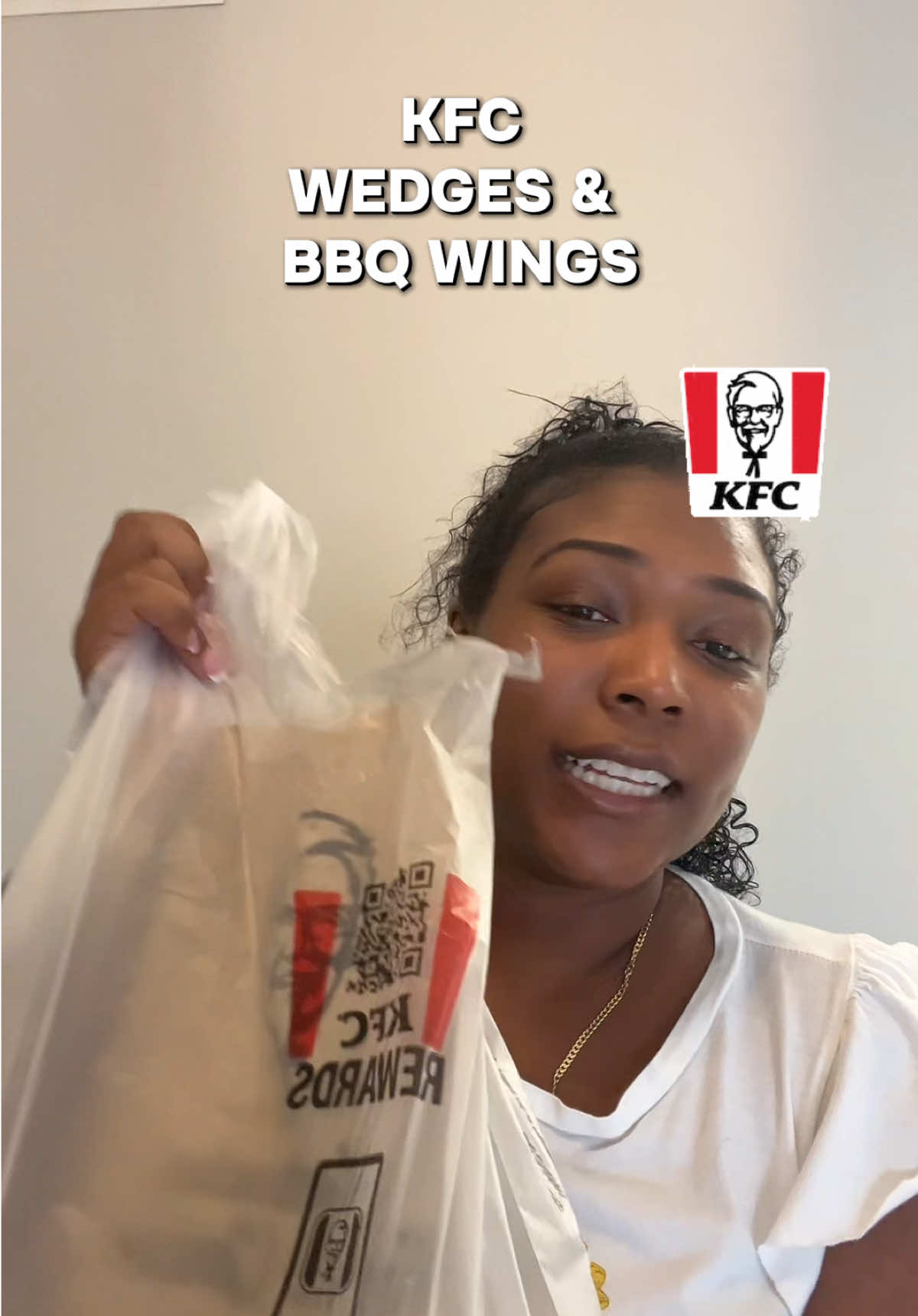 Taste testing #wedgies #kfc #kfchoneybbqwings #tastetest #Foodie 