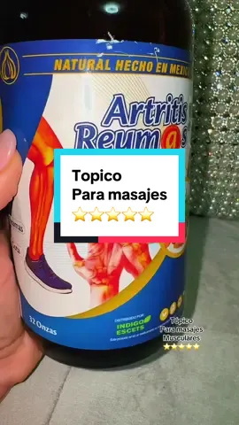 Tópico para masajes ! Echo en México y es buenísimo ⭐️⭐️⭐️⭐️⭐️ contiene glucosamina , complejo B , cúrcuma, colágeno , vitamina C , omega 3 entre otros 🙌🏻 #topic #massagetherapy #tiktokshoprestock #tiktokshopcreatorpicks #tiktokshoplabordaysale 