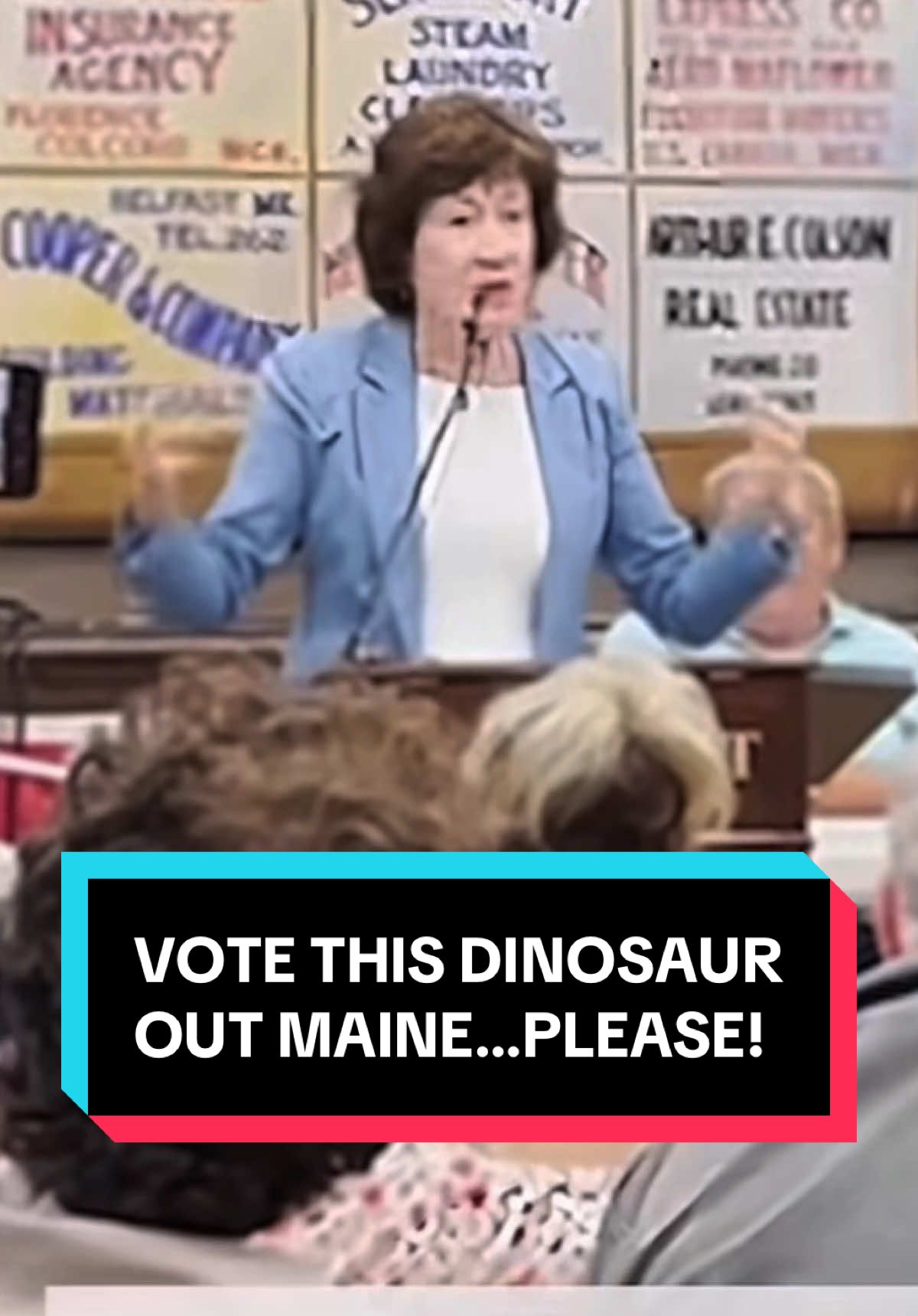 I need my friends in Maine to VOTE this Dinosaur out in 2026! 