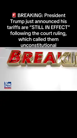 🚨 BREAKING: President Trump just announced his tariffs are “STILL IN EFFECT” following the court ruling, which called them unconstitutional