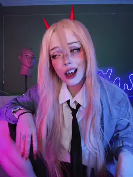 👉🏻👈🏻 #power #chainsawman #cosplay 