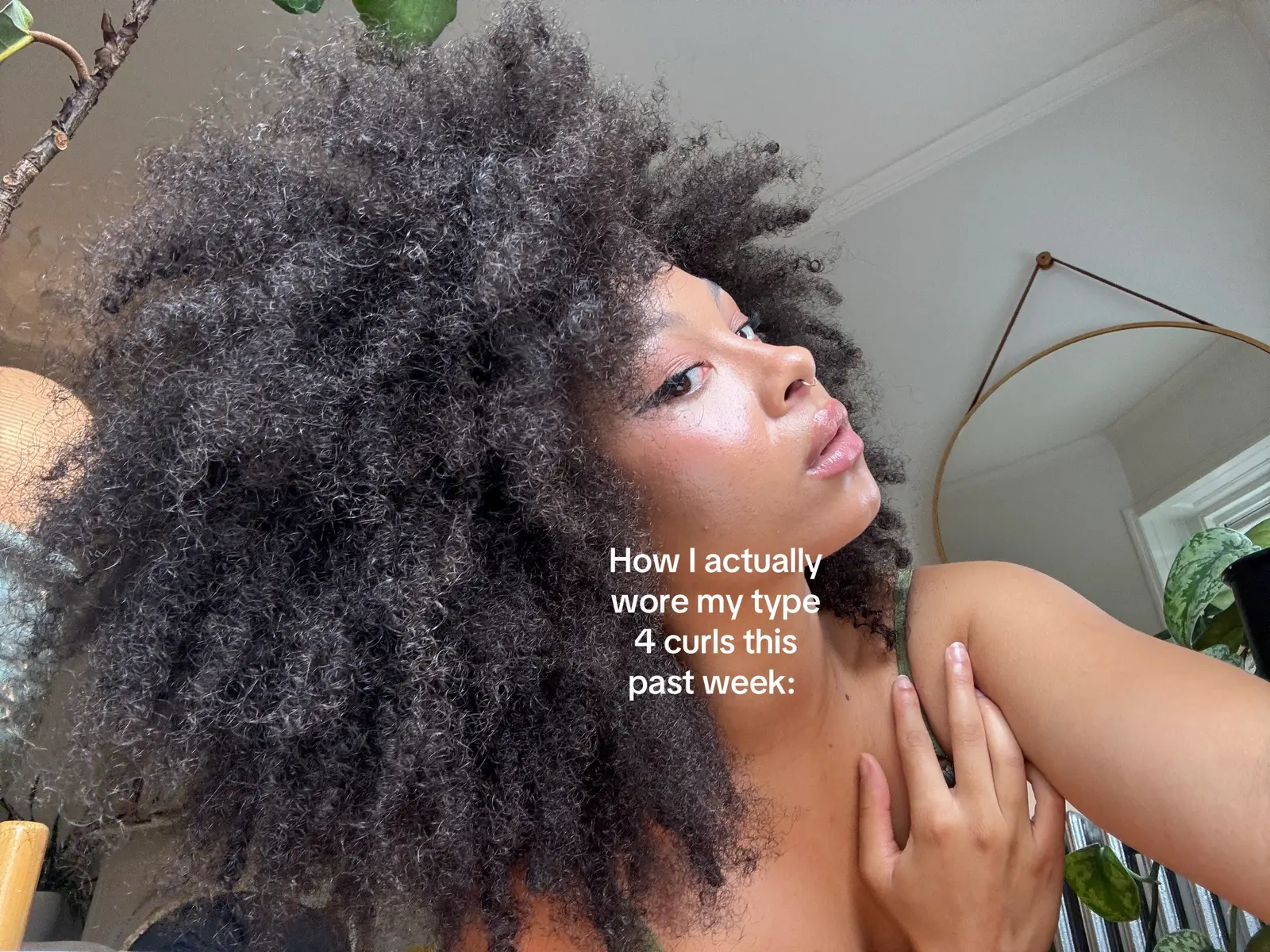 8/10 Hair Week! #type4curlyhair 