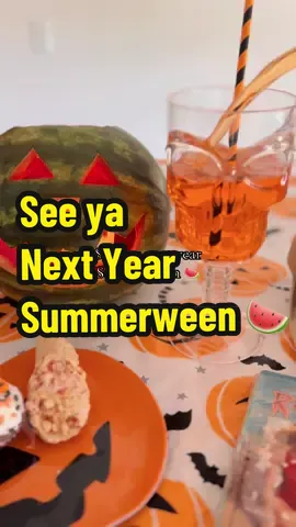 Summerween you were fun while it lasted. 🍉🎃☀️ Onto SpOokY sEasOn 🎃 . #halloween #halloweentok #summerween #spookyseason #octobermood #fallaesthetic  #jackolantern 