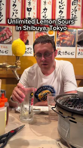 90 minutes of unlimited lemon sours in Shibuya, Tokyo 🍋  I had to get my money’s worth! 🤣