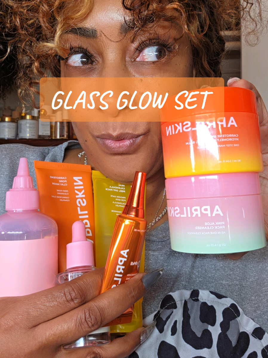 AFFORDABLE GLASS GLOW SET @APRILSKIN USA  #kbeauty #koreanskincare #skincare #aprilskin #tiktokshoplaborday 