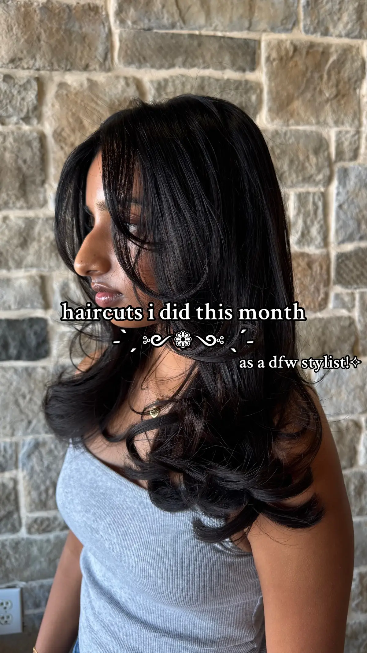 i actually have the cutest clients ever (,; ! here are some of my fav haircuts this month!! dm me if you are interested in getting a haircut im located in the dfw area! specifically irving tx!  ✰ ✰ #dallashairstylist#irvingtx #dallashair #layeredhaircut #layers 