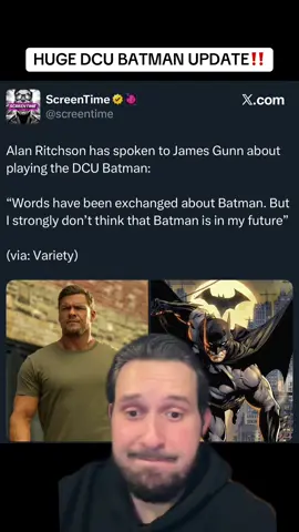 In James Gunn we trust! #batman #dcu #dc #alanritchson