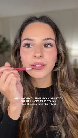 okay but this @NYX Professional Makeup lip lingerie lip liner stain might be the lip product of the year 👄✨ only $12 right now + free shipping 👀 AND she’s exclusive to TTS so you better RUN🏃🏻‍♀️🤭 #nyxcosmeticspartner #nyxlinerstain #nyxliplinerstain #nyxliplingeriestain #tiktokshoplabordaysale 