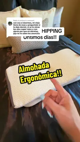 Replying to @jmtloco  Dile adiós al dolor de cuello y espalda con esta almohada #almohadaergonomica #ergonomicpillow #pillow #cervicalpillow #almohadacuello 