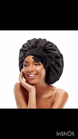 Beautiful and adjustable satin Bonnet for sleeping! usefull to keep your hairstyle longer and the important thing help you spending less time to be ready in the morning! Suitable for all hair types! Available on my website www.rosysmade82.com you will find the link in my bio!