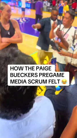 😂😂😂 I barely got a question in.  #paigebueckers  #WNBA #paigebueckersedit  #fyp  #wnbanews @Paige Bueckers 