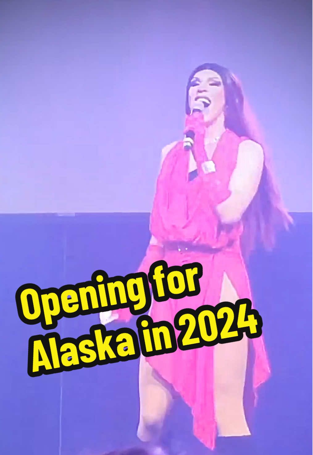 Remembering when I opened to @alaskaalaskaalaska a year and a half ago. I did a 20 min long stand up comedy set after performing an 8 min long dance number. Damn I was out if breath at first. I loved every second of it though. #comedy #standup #drag #dragqueen #rupauksdragrace 