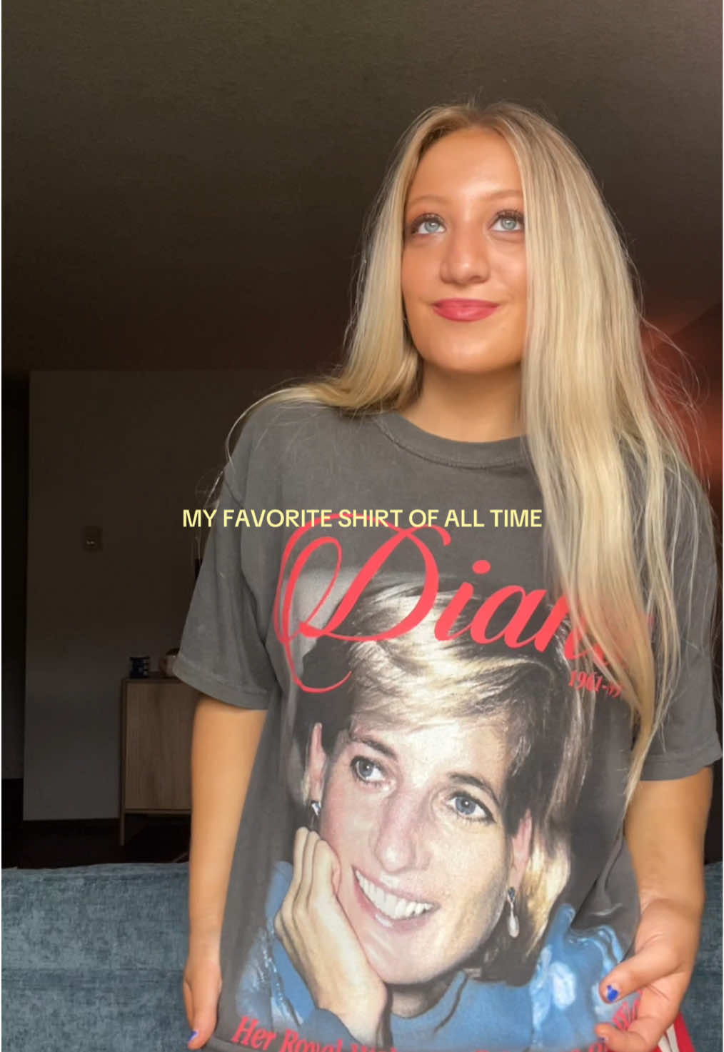 1 thing’s for certain & that is - i’ll never shut up about my beloved princess diana shirt !! @Mobythrift 