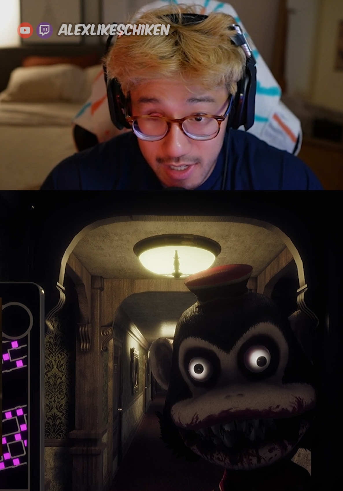 I’m not built for horror 😭 #twitch #smallstreamer #horror 