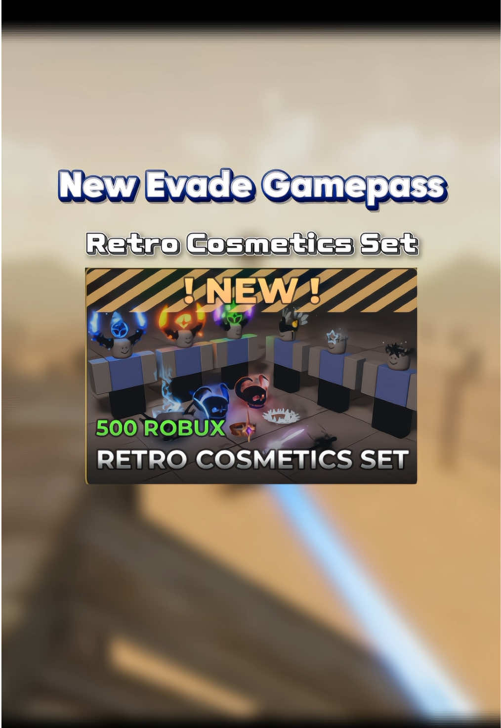 3 unusual + 9 cosmetics in 1 gamepass is crazy 🤯 #evaderoblox #evadefyp #gamepass #roblox #fyp 
