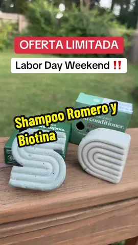 Labor day weekend y los shampoo & condicionador de rosemary y Biotina de Kitsch