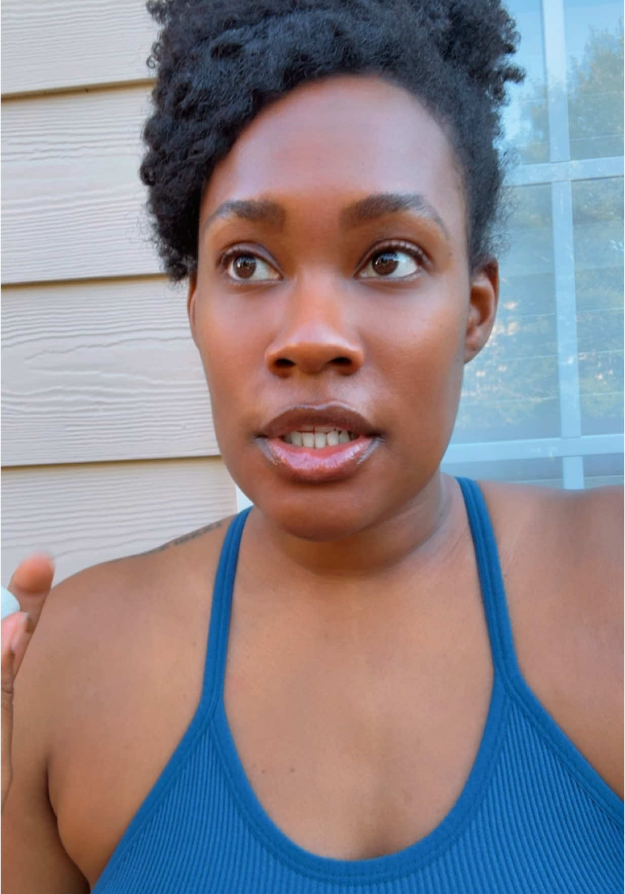 My lipgloss is poppin thanks to @Fenty Skin hydrating lip duo. I am a tough critic for lip gloss and this is a GOOD one.  #lipgloss #fentybeauty #lips #makeuptutorial #blackgirlmakeup 