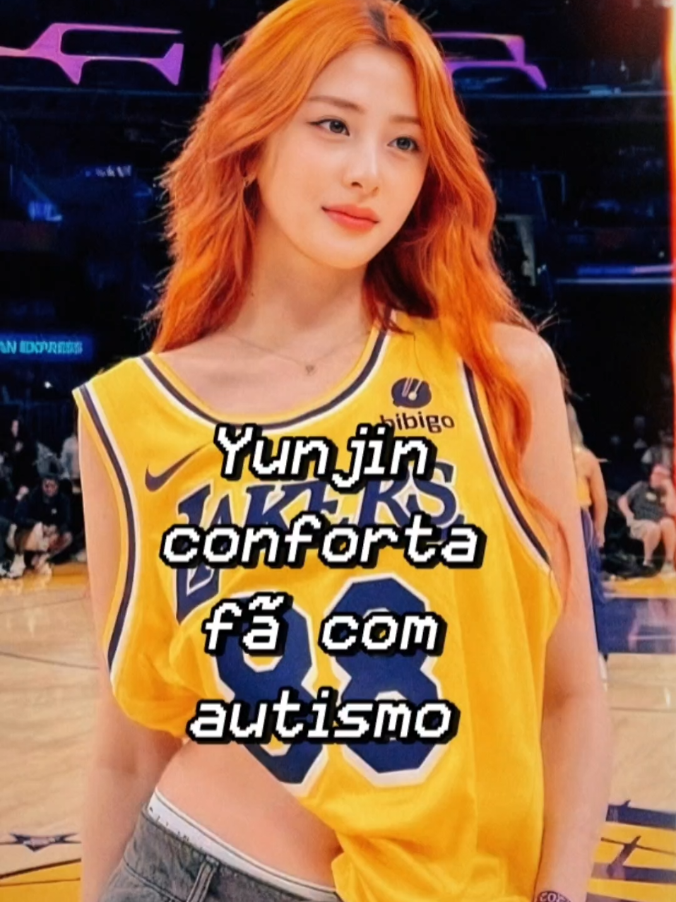 O que acharam dessa linda atitude da Yunjin do Le sserafim? #Yunjin #lesserafim #fearnot #kpop 