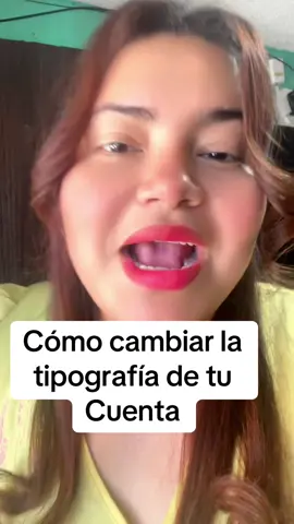 Cómo cambiar la tipografía de tu nombre en TikTok fácil y sencillo #cuenta #tipografia #letra #tiktok 