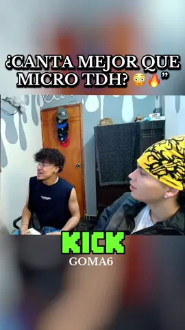 @Micro TDH te le copiaste a mi amigo @EmsoMusic verdad ? #freestyle #talentonuevo #kickstreaming 