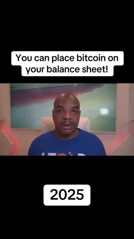 You can place bitcoin on your balance sheet! #2025 #bitconmoney #fyp #bitcoin #2025 