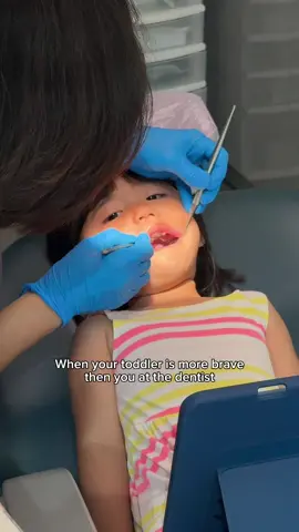 my almost 3 yo toddler went to the dentist!!