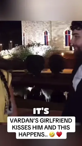 VARDAN’S GIRLFRIEND KISSES HIM AND THIS HAPPENS.. 🤣 ♥️  #vardan #girlfriend #kiss #fyp 