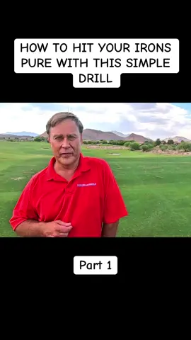 HOW TO HIT YOUR IRONS PURE WITH THIS SIMPLE DRILL