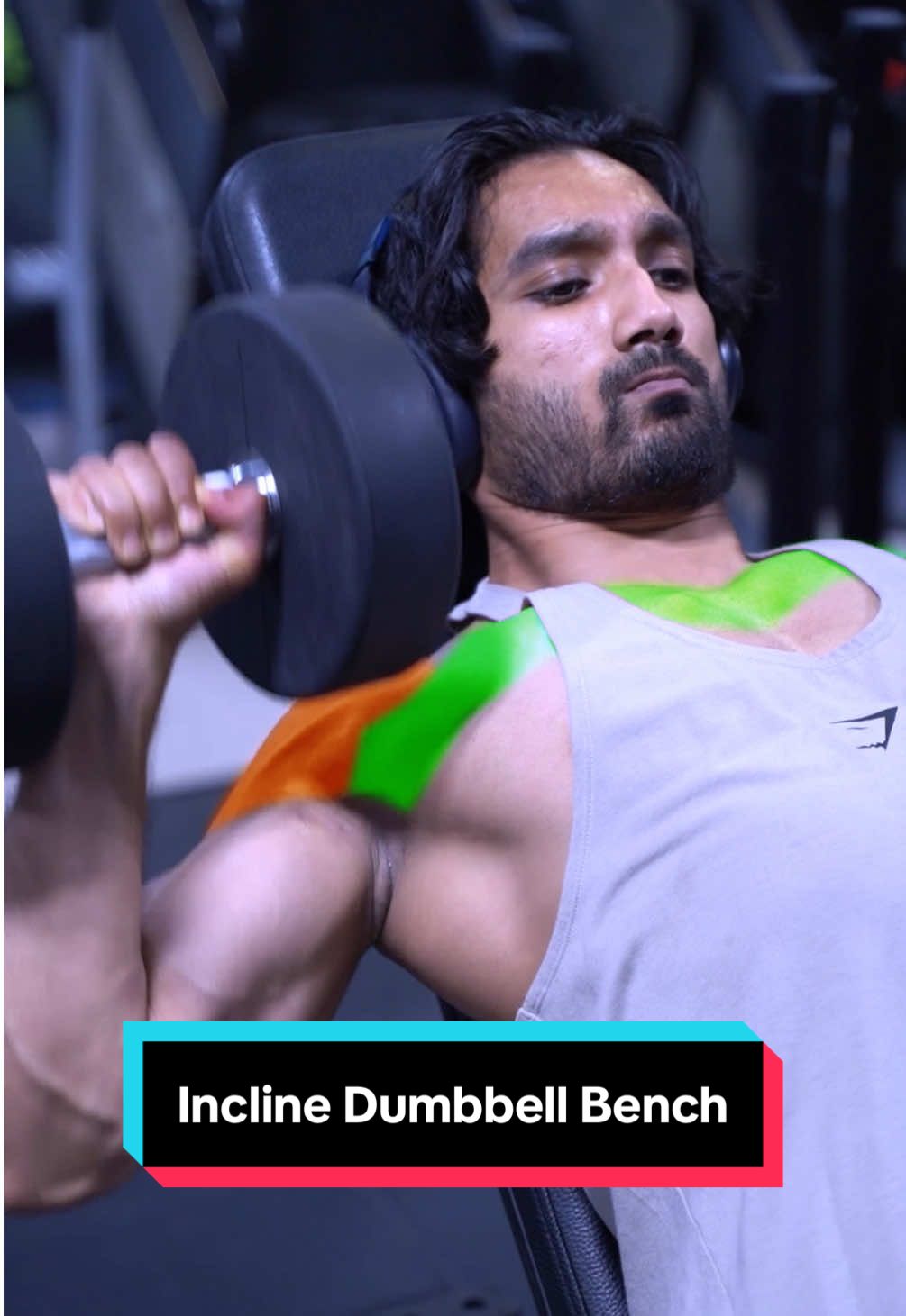 Incline Press Angles: Know The Difference ⚠️ . Save this for next time you perform Incline Dumbbell Bench  Keep crushing it saiyans 🔥 . #bench #incline #press
