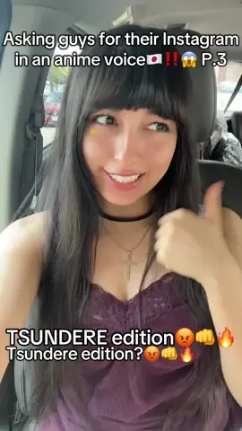 I’m such a Tsundere #anime #cringe #socialexperiment #kawaii 