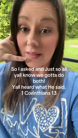 What Jesus says is what we do around here! Y’all better listen 👂 