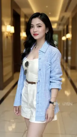 Set Đồ Nữ 4 Món Áo Sơ Mi Mix V#thoitrangnu #setquanaonu #setdobonu #quanaonu #set4mon 