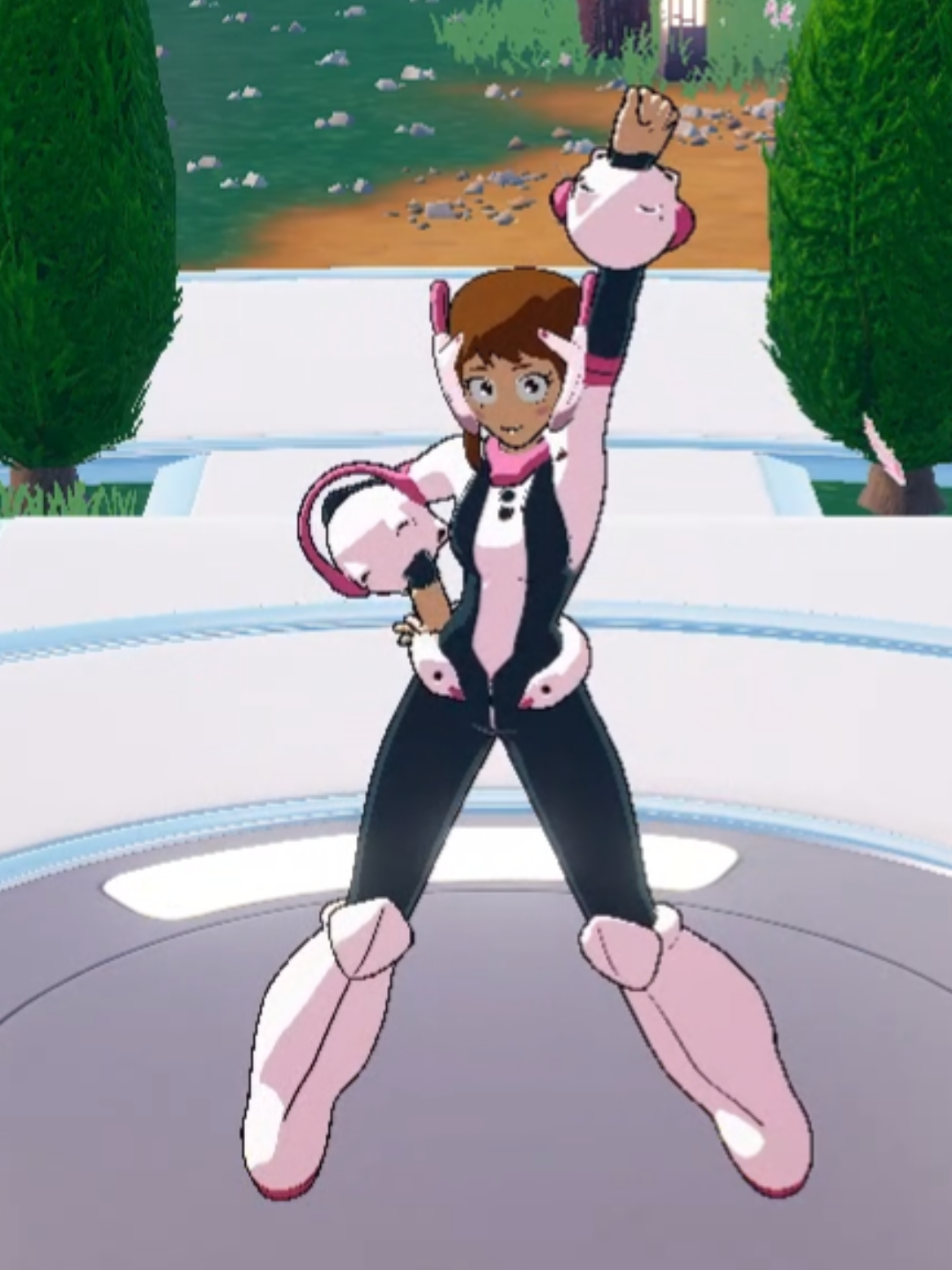 Ochako bailarina para la buena suerte 💃🏻 #fyp #parati #anime #otaku #fortnite 