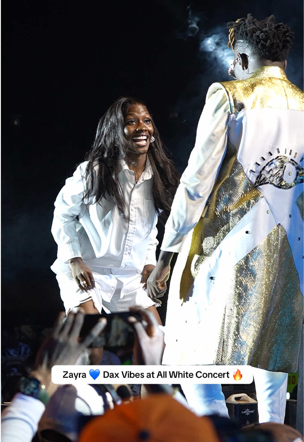 @Zayrababy2💙🦋 at Dax Vibez #AllWhiteConcert 