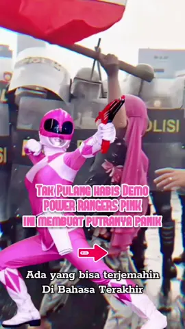 Aksi heroik Emak-Emak ini membuat khawatir anaknya karena belum pulang saat demo bergejolak , namun anaknya lega ketika melihat emaknya sudah pulang  #thepowerofemakemak #demo #dprri #lucu #fyp 