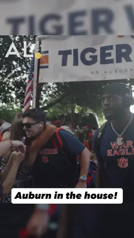 Hugh Freeze and Jackson Arnold arrive at Tiger Walk in Waco, as Auburn prepares to face Baylor in its season opener. #wareagle #wde #auburn #auburnfootball 