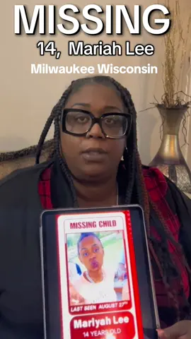 A MILWAUKEE MOTHER SAYS THAT HER 14 YEAR OLD DAUGHTER WENT MISSING ON AUGUST 27 AFTER SHE MET A STRANGER ONLINE. MOTHER SAYS DAUGHTER HAS SEVERE MENTAL HEALTH ISSUES.  please share  Dear Tory Lowe, I'm reaching out with great concern about Mariyah Lee, a 14-year-old girl who was last seen around 2 a.m. on August 27 near Highway 100 in Silver Spring. She may be with an adult male or female and has recently changed her hair color to pink and black. Mariyah is experiencing a mental health crisis and has been off her medication for 3 days. I've restricted her access to electronic devices because she has a history of using them to meet strangers online. Unfortunately, she managed to contact someone through her TV in her bedroom, and we're worried about her safety. The police haven't been able to obtain any helpful information, and her online accounts appear to be inactive since she left. I'm extremely worried about her well-being, especially given her mental health state and the risk of self-harm when she's off her medication. Furthermore, I'm concerned that Mariyah may be at risk for exploitation, and I suspect that human trafficking might be involved. I've been trying to get help from various authorities and support teams, but so far, I'm not getting the assistance I need. Please share in hope that someone knows something.  Sincerely, Angela 👑: Please share this in hopes that someone will have information that can help bring Mariyah home safe so she can get the help she needs. Contact me, the family or the Milwaukee police if you know her whereabouts. Send up prayers for a safe return.  🙏🏾