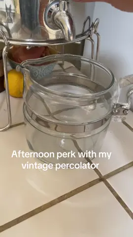 Percolator coffee asmr #percolator #vintage #coffee #afternoonroutine 
