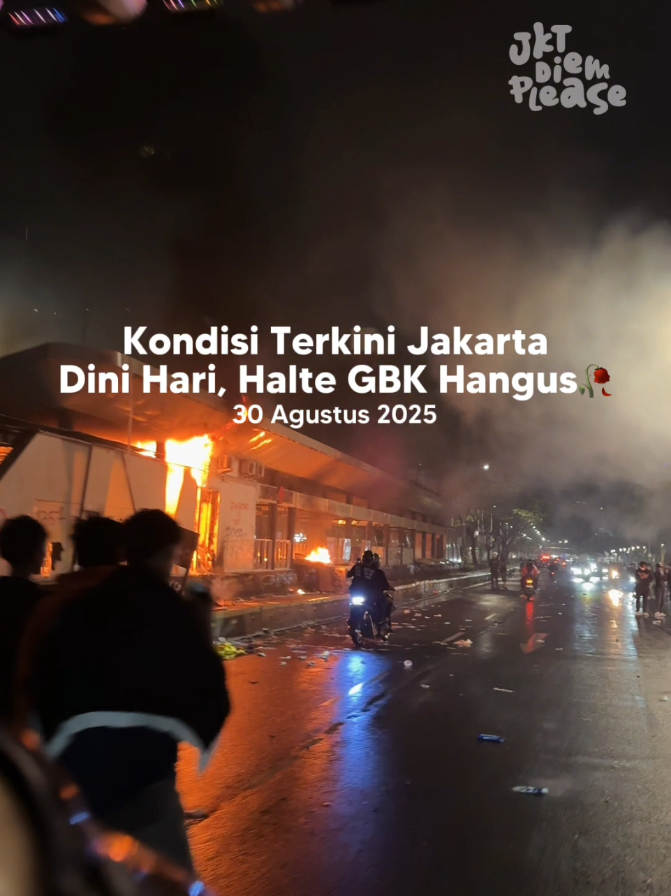 semoga kondisi jakarta dan sekitarnya tidak terulang lagi seperti tadi alam. banyak tempat umum di bakar  #demojakarta #jakartaterkini #demohariini #demogedungdpr #poldametrojaya 