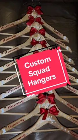 Squad Hangers for Game day!!! #greenville #Flamming #flashesofdelight #drill #team 