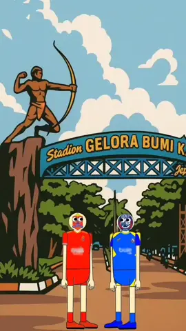 GBK angker?? iki jeporo let!!! #animasi #liga1 #persijapjepara #arema 